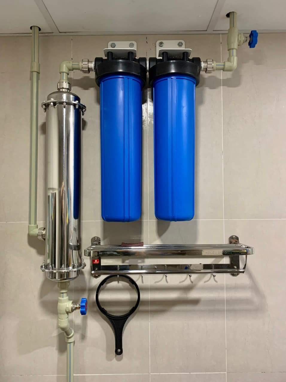Hệ thống lọc nước giúp loại bỏ canxi
